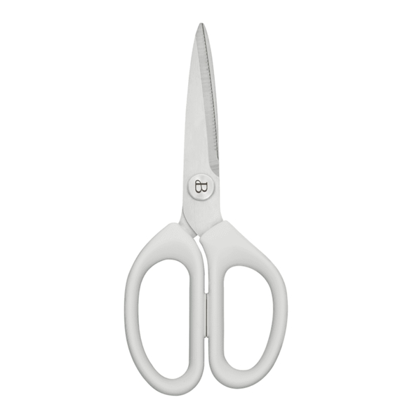 Sold! Beautiful 12-piece Forged Kitchen Knife Set in White - Wood Storage Block - Picture 7 of 12